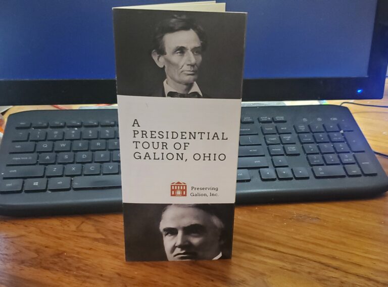 Presidential Tour Of Galion Brochure Now Available