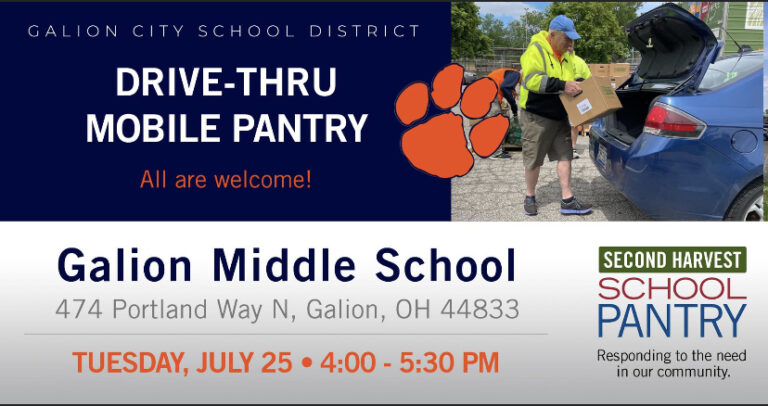 Galion Schools Hosting Food Pantry Event
