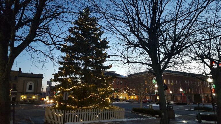 Merry Christmas, Galion, From Above