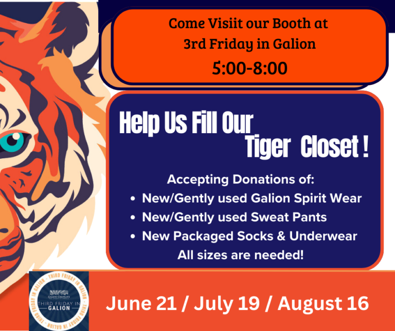 Galion Schools Launch Campaign To Restock Tiger Closets