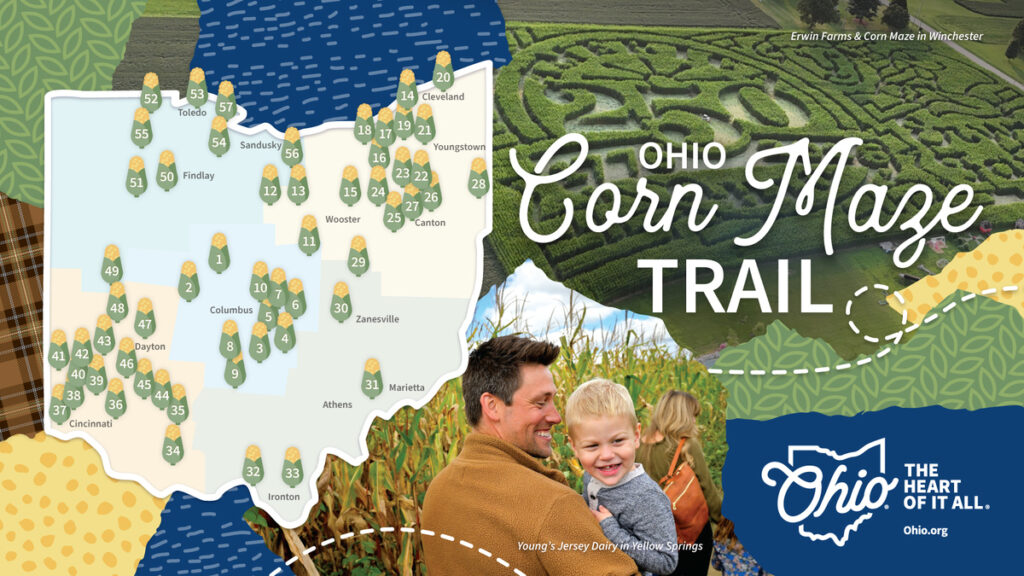 Ohio’s Corn Maze Trail Takes a Spooky Turn Along SR61