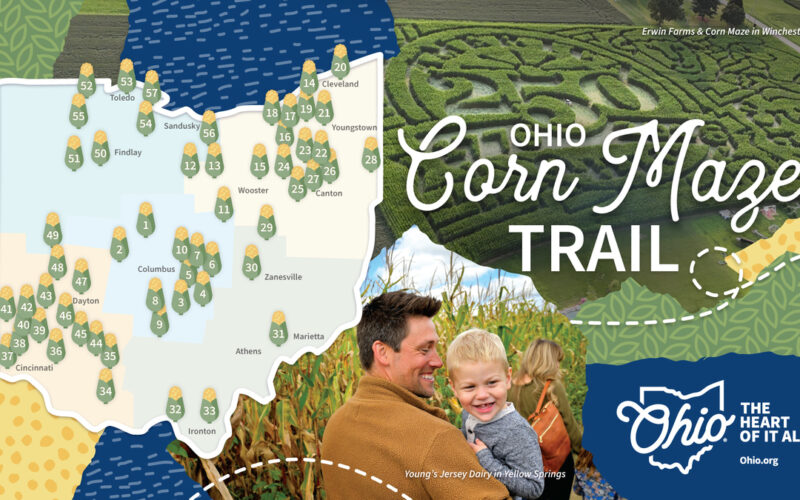 Ohio’s Corn Maze Trail Takes a Spooky Turn Along SR61
